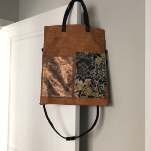 Anthropologie Kassiopea Mixed Pocket Tote